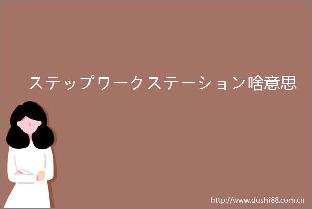 ステップワークステーション啥意思