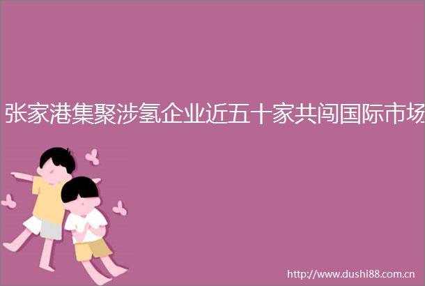 张家港集聚涉氢企业近五十家共闯国际市场