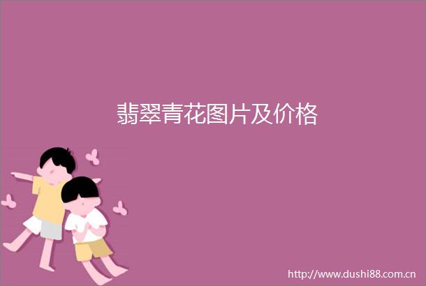 翡翠青花图片及价格