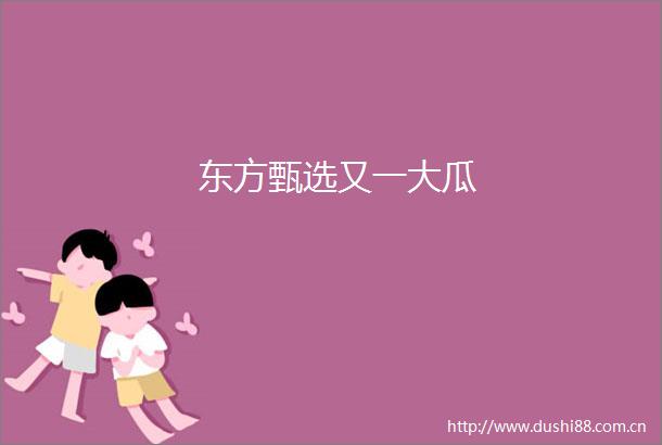东方甄选又一大瓜