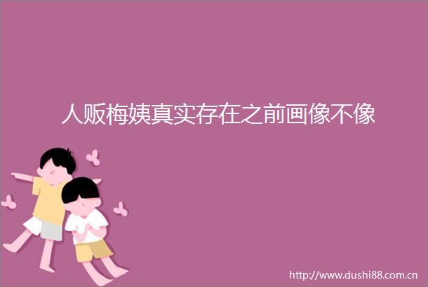 人贩梅姨真实存在之前画像不像