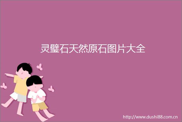 灵璧石天然原石图片大全