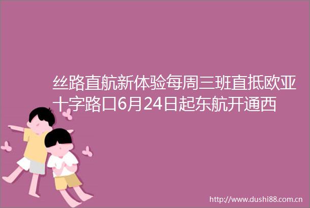 丝路直航新体验每周三班直抵欧亚十字路口6月24日起东航开通西安直飞伊斯坦布尔航线