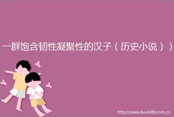一群饱含韧性凝聚性的汉子（历史小说））