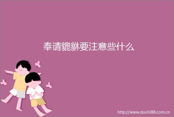 奉请貔貅要注意些什么