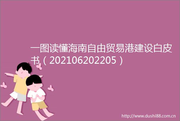 一图读懂海南自由贸易港建设白皮书（202106202205）