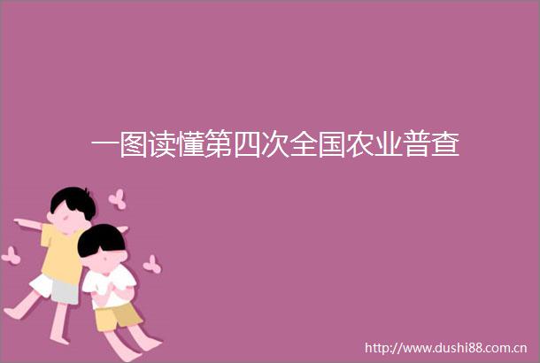 一图读懂第四次全国农业普查