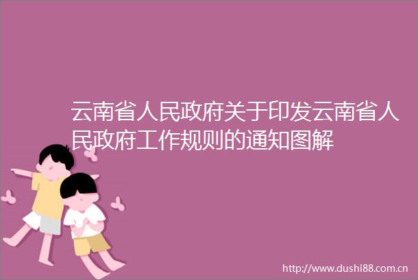 云南省关于印发云南省工作规则的通知图解