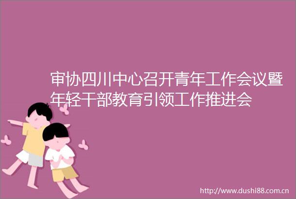 审协四川中心召开青年工作会议暨年轻教育引领工作推进会