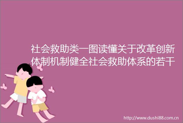 社会救助类一图读懂关于改革创新体制机制健全社会救助体系的若干措施