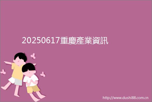 20250617重慶產業資訊