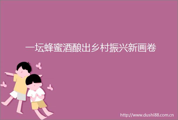 一坛蜂蜜酒酿出乡村振兴新画卷