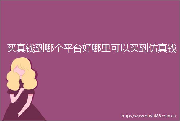 买真钱到哪个平台好哪里可以买到仿真钱