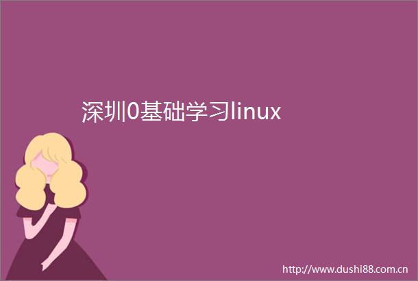 深圳0基础学习linux