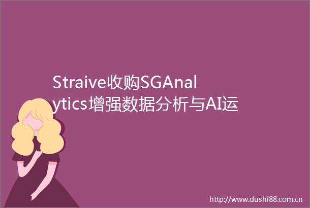 Straive收购SGAnalytics增强数据分析与AI运营能力