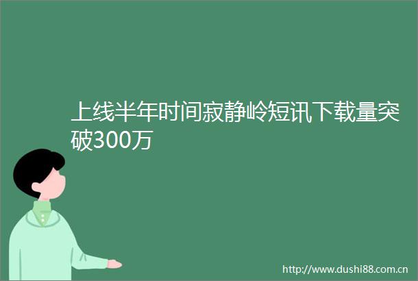 上线半年时间寂静岭短讯下载量突破300万