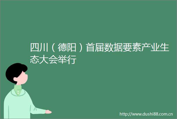 四川（德阳）首届数据要素产业生态大会举行