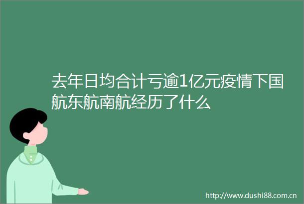 去年日均合计亏逾1亿元疫情下国航东航南航经历了什么
