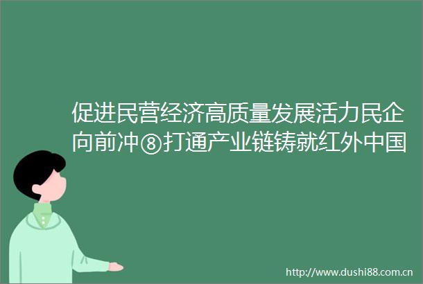 促进民营经济高质量发展活力民企向前冲⑧打通产业链铸就红外眼