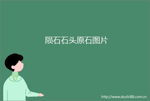 陨石石头原石图片