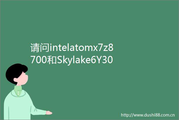 请问intelatomx7z8700和Skylake6Y30处理器哪个好