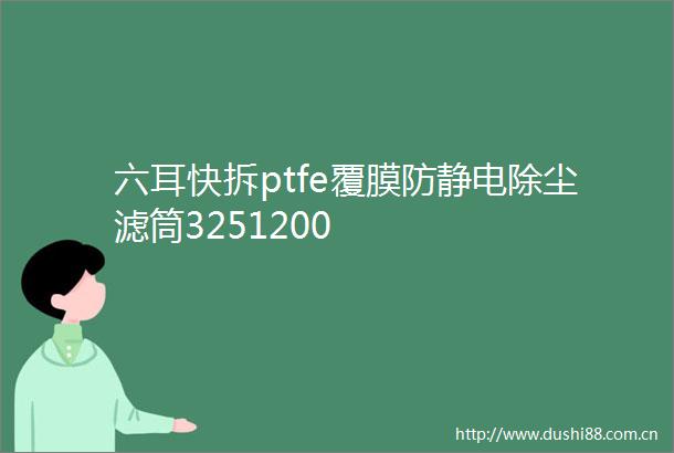 六耳快拆ptfe覆膜防静电除尘滤筒3251200
