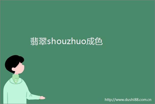 翡翠shouzhuo成色