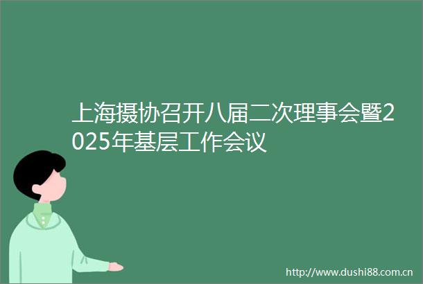 上海摄协召开八届二次理事会暨2025年基层工作会议