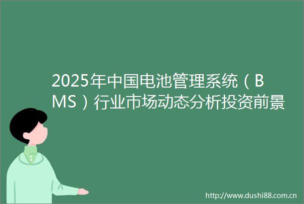 2025年电池管理系统（BMS）行业市场动态分析投资前景分析报告