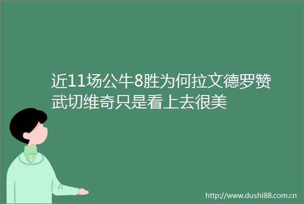 近11场公牛8胜为何拉文德罗赞武切维奇只是看上去很美