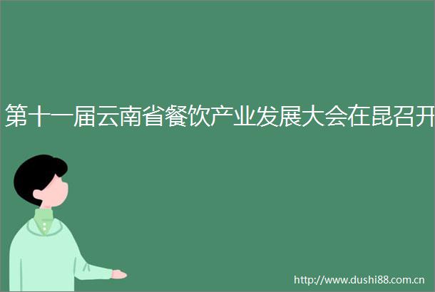 第十一届云南省餐饮产业发展大会在昆召开