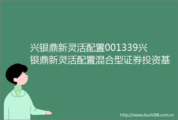 兴银鼎新灵活配置001339兴银鼎新灵活配置混合型证券投资基金招募说明书更新