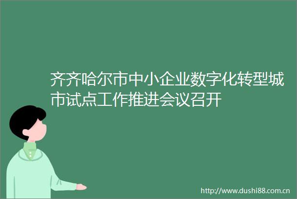 齐齐哈尔市中小企业数字化转型城市试点工作推进会议召开