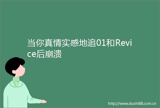 当你真情实感地追01和Revice后崩溃