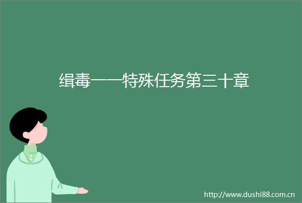缉毒一一特殊任务第三十章