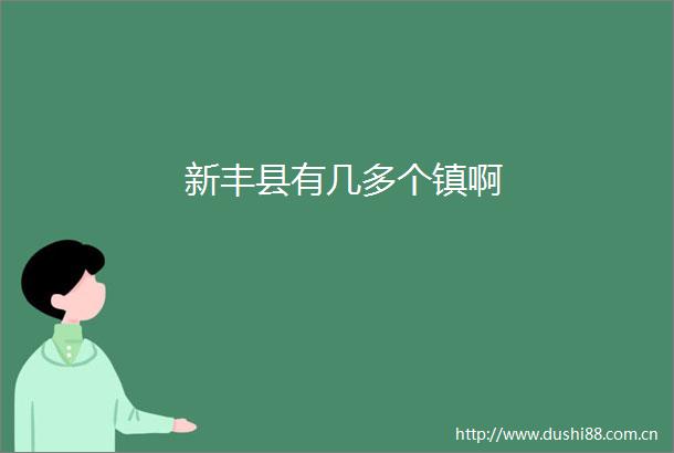 新丰县有几多个镇啊
