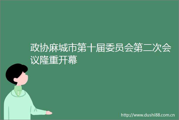 政协麻城市第十届委员会第二次会议隆重开幕
