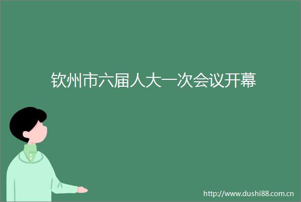 钦州市六届人大一次会议开幕