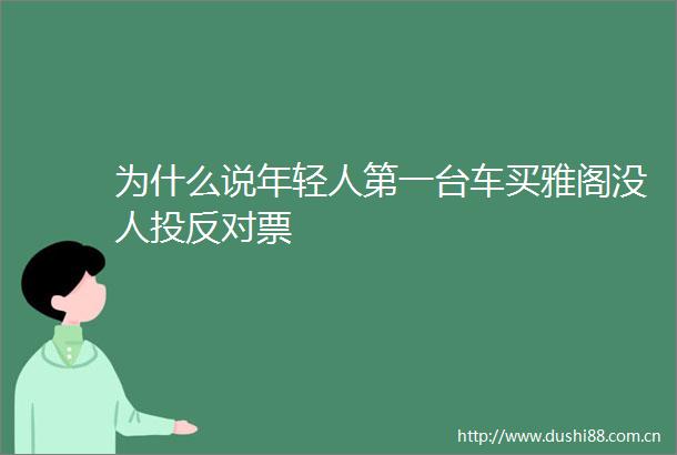 为什么说年轻人第一台车买雅阁没人投反对票