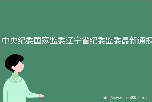 中央纪委监委辽宁省纪委监委最新通报