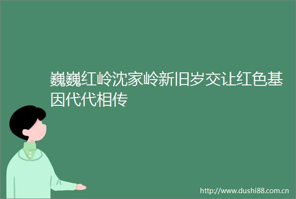 巍巍红岭沈家岭新旧岁交让红色基因代代相传