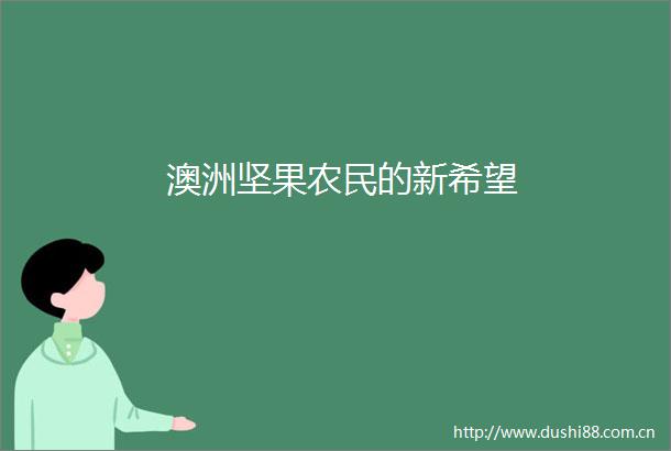 澳洲坚果农民的新希望