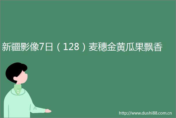 新疆影像7日（128）麦穗金黄瓜果飘香