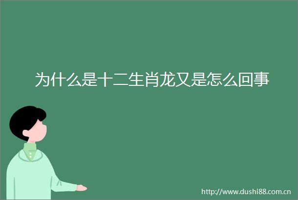 为什么是十二生肖龙又是怎么回事