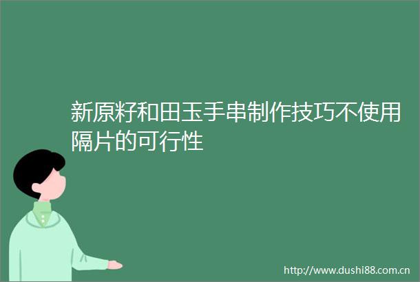 新原籽和田玉手串制作技巧不使用隔片的可行性