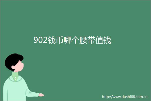902钱币哪个腰带值钱