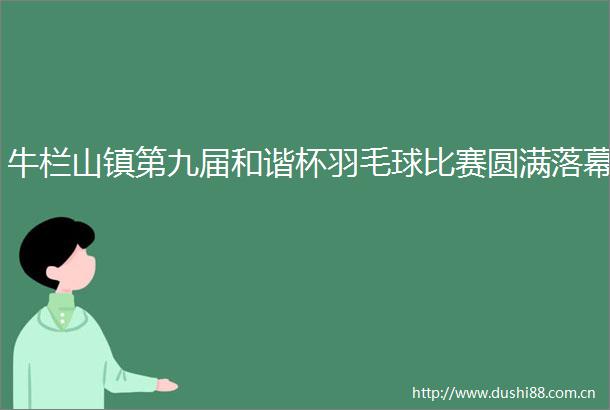 牛栏山镇第九届和谐杯羽毛球比赛圆满落幕