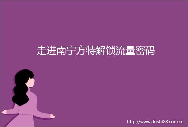 走进南宁方特解锁流量密码