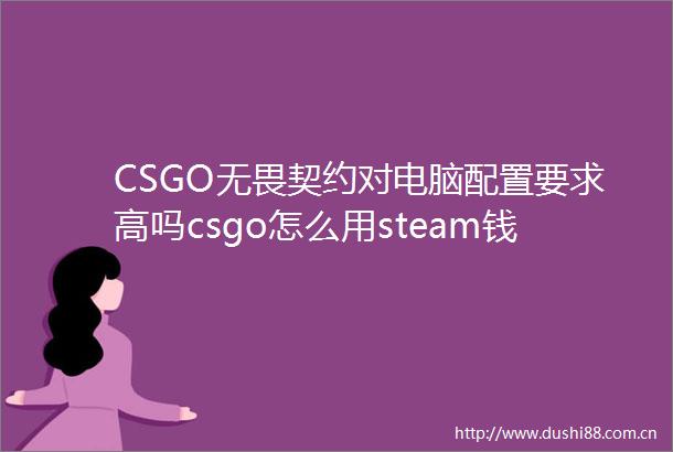 CSGO无畏契约对电脑配置要求高吗csgo怎么用steam钱包余额开箱速递