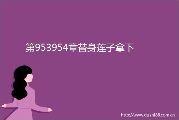第953954章替身莲子拿下